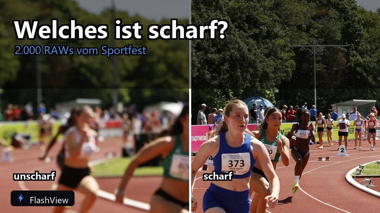 Vorschaubild des FlashView-Videos: 2.000 RAWs vom Sportfest: die Auswahl am selben Nachmittag